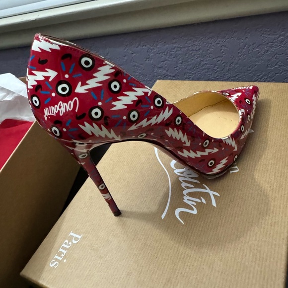 Red Christian Louboutin heels - Picture 4 of 13